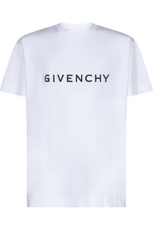 Givenchy Tops, Heren, Wit, M, Katoen, Stijlvol Shirt