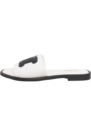 Max Mara Schoenen, Dames, Wit, 37 EU, Leer, Leren Sneaker met Decoratieve Applicaties