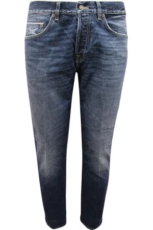 Dondup Jeans, Heren, Blauw, W36, Icon Regular Fit Broek Made in Italy