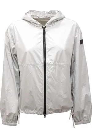 Peuterey Jassen, Dames, Grijs, S, Winddichte jas Tanner model
