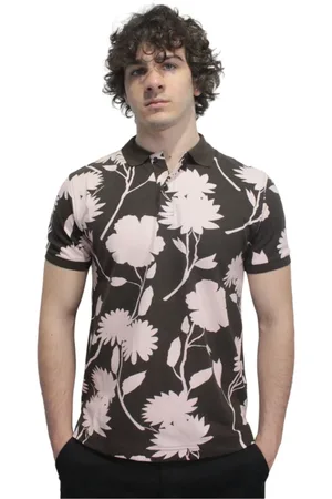 Liu Jo Tops, Heren, Veelkleurig, 3Xl, Katoen, Katoenen poloshirt met Franse kraag