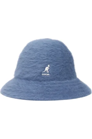 Kangol Accessoires, Dames, Blauw, S, Nylon, Angora Bucket Hat Casual Unisex