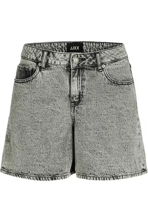 JACK & JONES Korte broeken, Dames, Grijs, XL, Denim, Denim Shorts voor Vrouwen