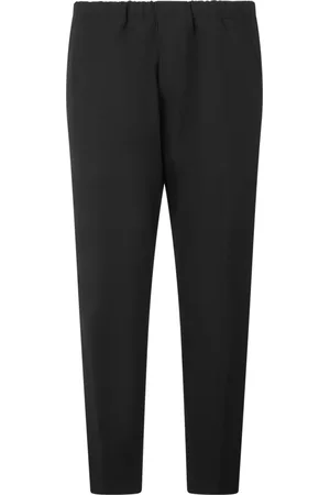 Nine In The Morning Broeken, Heren, Zwart, M, Wol, Relax Wortel Wolmix Broek