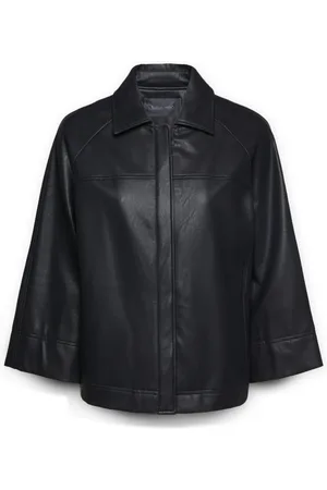 Elena Miro Jassen, Dames, Zwart, 5Xl, Polyester, A-lijn jas gemaakt van glanzende stof