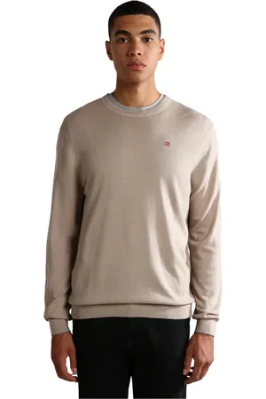 Napapijri Truien, Heren, , S, Wol, Wollen Logo Sweater Hoodie