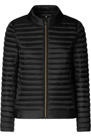save the duck Jassen, Dames, Zwart, M, Nylon, Zwarte Gewatteerde Donsjas Vrouwen