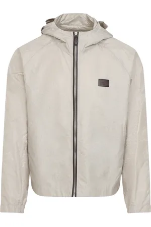 Berluti Jassen, Heren, , L, Tech Fabric Hooded Jacket