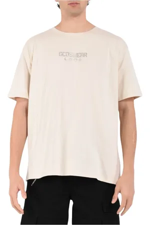 GCDS Tops, Heren, , M, Katoen, Katoenen T-shirt met ronde hals