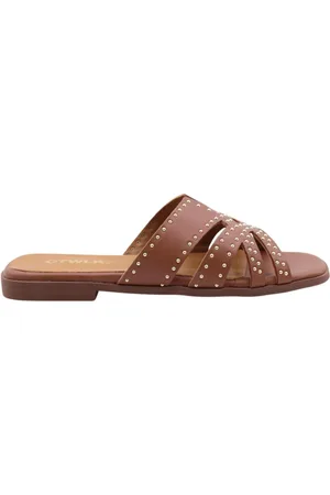 CTWLK. Schoenen, Dames, Bruin, 38 EU, Stijlvolle Muiltjes uit Nicaragua