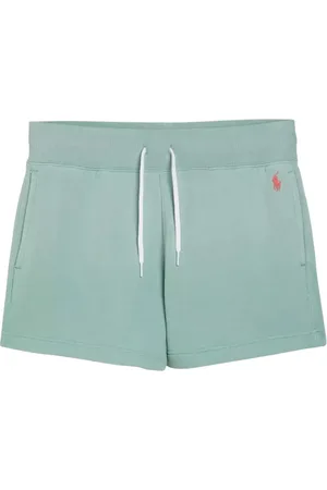 Ralph Lauren Korte broeken, Dames, Groen, M, Katoen, Groene katoenen shorts