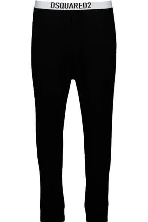 Dsquared2 Broeken, Dames, Zwart, L, Logo Joggingbroek - Maat L, Bestseller 40