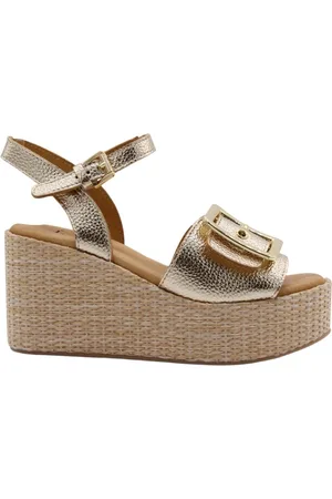 E mia Schoenen, Dames, Geel, 38 EU, Brisbane Sandaal