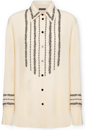 Elena Miro Blouses & Shirts, Dames, , 6Xl, Geborduurde Overhemd