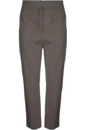 Max Mara Broeken, Dames, , L, Nylon, Nylon Sigaretbroek met Stretch