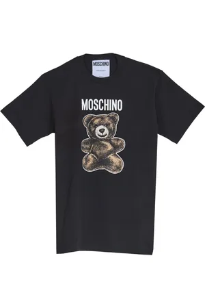 Moschino Tops, Heren, Zwart, XL, Katoen, Adrian Beer Grafisch Katoenen T-shirt