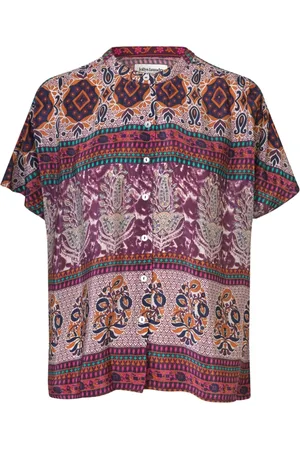 Lollys Laundry Blouses & Shirts, Dames, Veelkleurig, S, Katoen, Bloemenprint Zomer Shirt