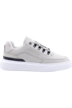 Cycleur de luxe Schoenen, Heren, Grijs, 44 EU, Stijlvolle Sneaker met Bolletjestrui Ontwerp