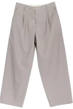 Moschino Broeken, Heren, , L, Katoen, Wijde Pijp Katoenen Gabardine Broek