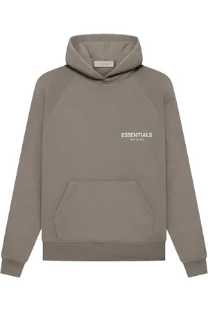 FEAR OF GOD Sweatshirts & Hoodies, Heren, Bruin, L, Katoen, Hoodie met capuchon - Essentials