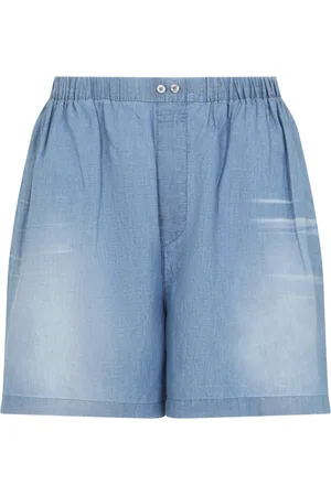 Acne Studios Korte broeken, Heren, Blauw, S, Katoen, Blauwe Bermuda Shorts voor Mannen