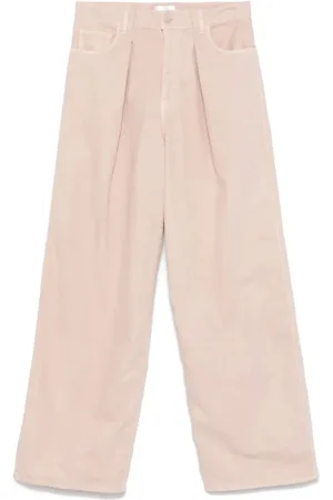 haikure Jeans, Dames, Roze, W25, Katoen, Volumineuze Geplooide Jeans