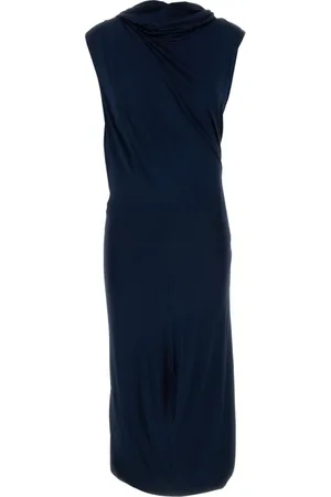 MAGDA BUTRYM Kleedjes, Dames, Blauw, S, Navy Jurk met Stijl Re 25