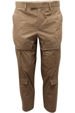 Neil Barrett Broeken, Heren, Groen, S, Milano Loose Fit Cargo Broek