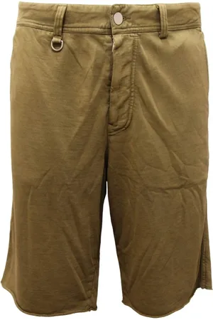 Paolo Pecora Korte broeken, Heren, Groen, L, Bermuda Jersey Shorts in Groen