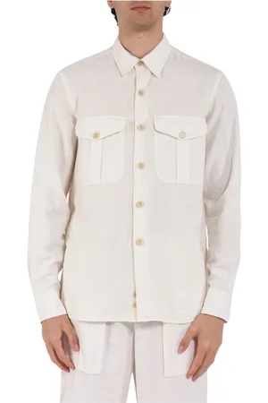 Aspesi Overhemden, Heren, , 2Xl, Katoen, Katoenen overhemd met knoopsluiting