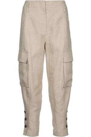 Brunello Cucinelli Broeken, Dames, , S, Katoen, Casual Katoenen Broek