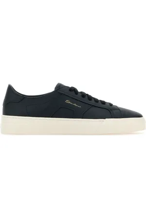 santoni Schoenen, Heren, Blauw, 43 1/2 EU, Mode Sneakers in Wit