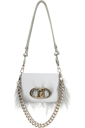 Liu Jo Tassen, Dames, Blauw, ONE Size, Leer, Crossbodytas van imitatieleer met voorlogo