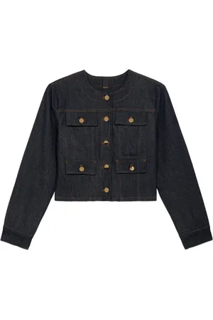 Oltre Jassen, Dames, Blauw, L, Korte Spijkerjasje