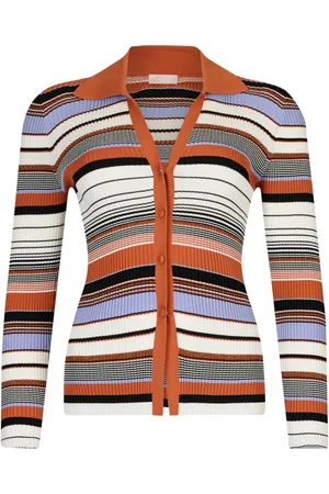 Liu Jo Truien, Dames, Veelkleurig, M, Gestreepte Lurex Vest