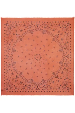 KUJTEN Accessoires, Dames, Oranje, ONE Size, Kasjmier, Kasjmier Bandana Effy