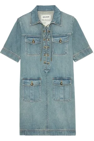 Zadig & Voltaire Kleedjes, Dames, Blauw, M, Elegante Zwarte Jurk