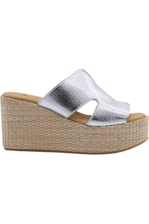 E mia Schoenen, Dames, Grijs, 41 EU, Albany Muiltje Schoenen