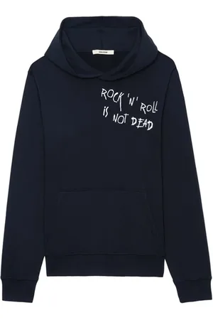 Zadig & Voltaire Sweatshirts & Hoodies, Heren, Blauw, L, Stijlvol T-shirt voor mannen