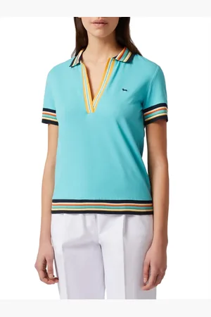 HARMONT&BLAINE Tops, Dames, Groen, S, Katoen, T-shirts en Polos