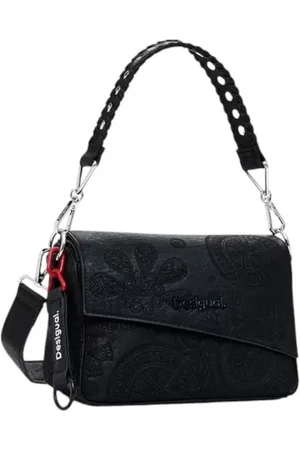 Desigual Tassen, Dames, Zwart, ONE Size, Zwarte Handtas Vrouwen Lente/Zomer Collectie