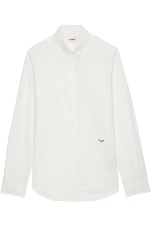 Zadig & Voltaire Overhemden, Heren, Wit, M, Stijlvolle Shirt voor Mannen
