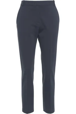 Pinko Broeken, Dames, Blauw, 2Xs, Blauwe Chino Broek Verhoog Garderobe