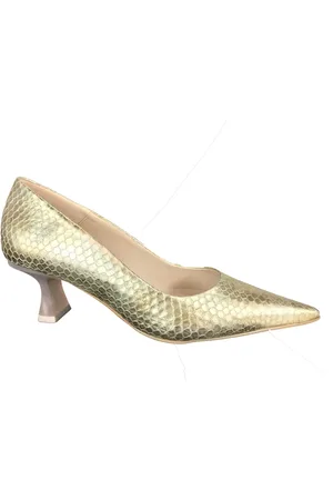 ZINDA Schoenen, Dames, Geel, 41 EU, Elegante Pump Schoenen