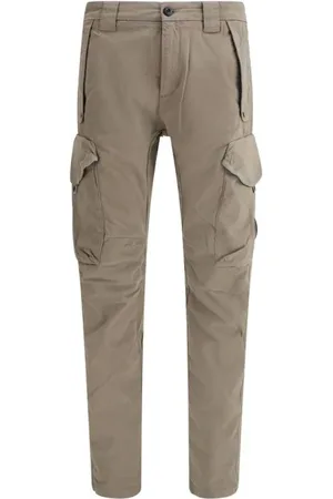 C.P. Company Broeken, Heren, Bruin, 2Xl, Katoen, Stijlvolle Cargo Broek met Meerdere Zakken