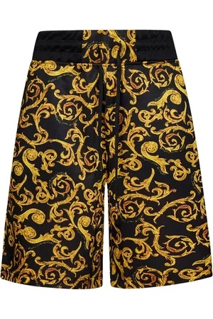 VERSACE Korte broeken, Heren, Veelkleurig, L, Stijlvolle Shorts voor Heren