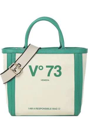 V°73 Tassen, Dames, Veelkleurig, ONE Size, Katoen, Eco-leer katoenen damestas
