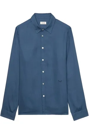 Zadig & Voltaire Overhemden, Heren, Blauw, XL, Stijlvolle Shirt voor Mannen
