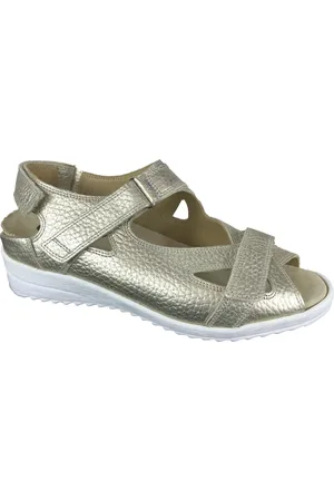 Durea Schoenen, Dames, Grijs, 38 1/2 EU, Stijlvolle Sandalen