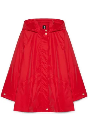 Fiorella rubino Jassen, Dames, Rood, 5Xl, Polyester, Lichte parka met capuchon